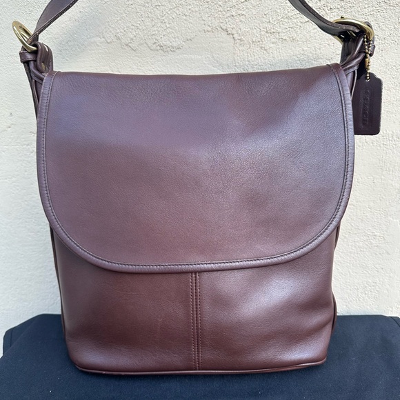 🦬 Vintage Coach Whitney  Mahogany Bag 4115 🦬 - Picture 2 of 13